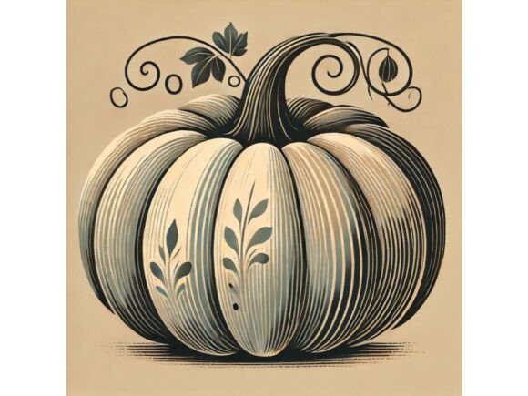 Download Elegant Pumpkin in Muted Earthy Tones - Earthy tones Collection