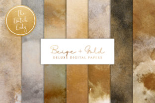 Download Beige &amp; Gold Digital Backgrounds - Digital background Collection