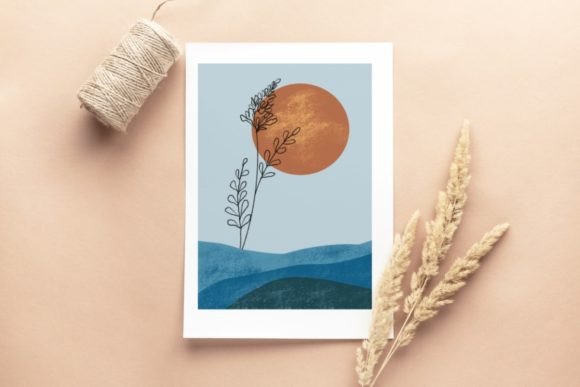 Download Sea ​​sunset Poster - Premium Resources