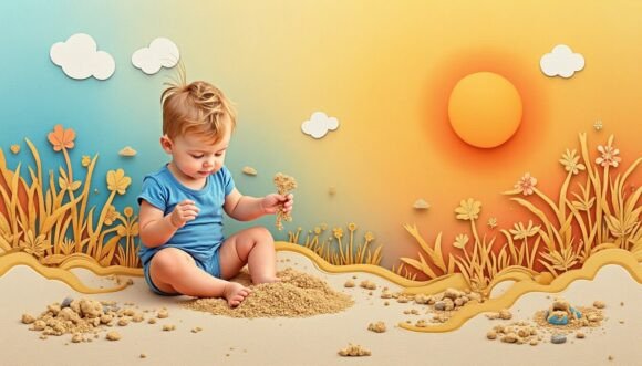Download Sand Painting, Earthy Tones of Toddler J - Earthy tones Collection
