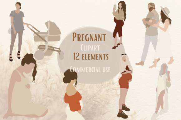 Download Pregnant Clipart Beige Earthy Tones - Earthy tones Collection